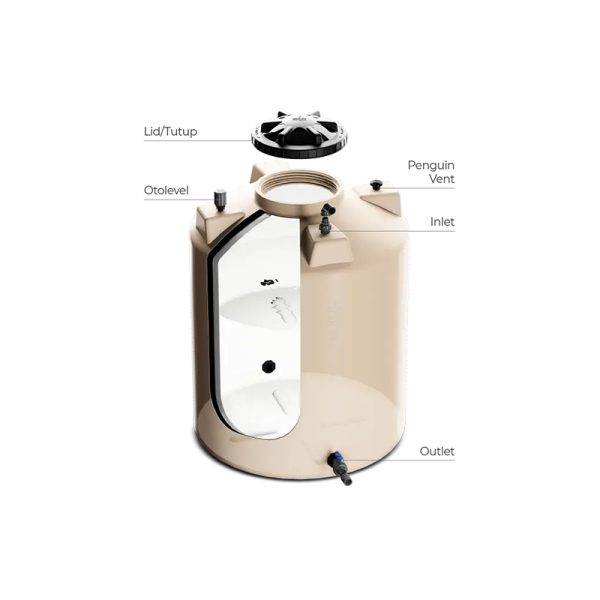 Tangki Air Toren Penguin TB 32 - 300 Liter Varian Standard Series, Neon Series, Retro Series, Natura Series.
